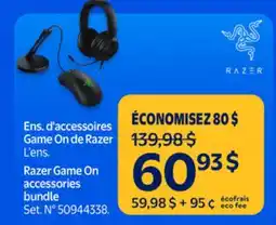 Walmart Razer Game On accessories bundle offer