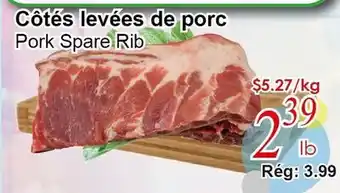 Marche C&T Côtés levées de porc offer