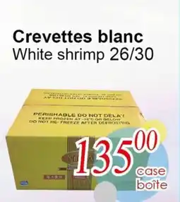 Marche C&T White shrimp 26/30 offer