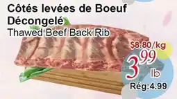 Marche C&T Côtés levées de Boeuf Décongelé offer