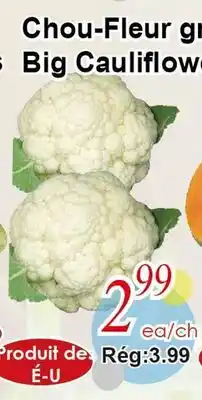 Marche C&T Big Cauliflower offer