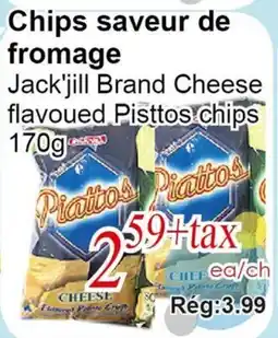 Marche C&T Jack'jill Brand Cheese flavoured Pisttos chips offer