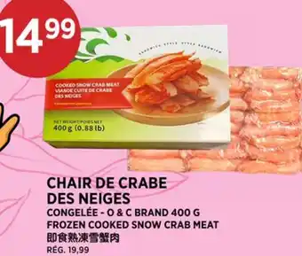 Kim Phat O & C BRAND FROZEN COOKED SNOW CRAB MEAT offer