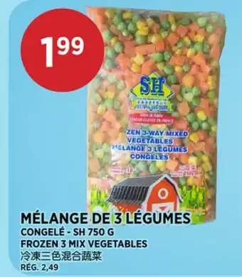 Kim Phat SH FROZEN 3 MIX VEGETABLES offer