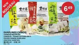 Kim Phat FOONG'S KITCHEN FROZEN CHINESE DUMPLINGS offer