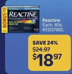 Walmart Reactine offer