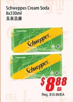 WinCo Food Mart Schweppes Cream Soda offer