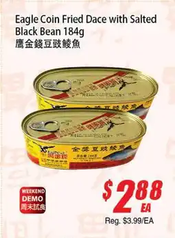 WinCo Food Mart Eagle Coin Fried Dace with Salted Black Bean offer