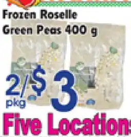 Danforth Food Market Frozen Roselle Green Peas offer