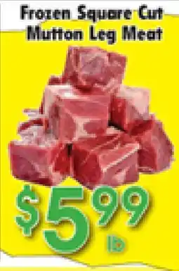 Danforth Food Market Frozen Square Cut Mutton Leg Meat offer