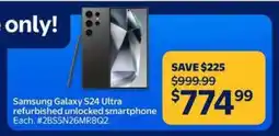 Walmart Samsung Galaxy S24 Ultra offer