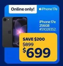 Walmart iPhone 17e offer