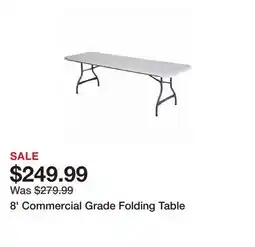 TSC Stores 8' Commercial Grade Folding Table offer