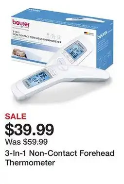 TSC Stores 3-In-1 Non-Contact Forehead Thermometer offer