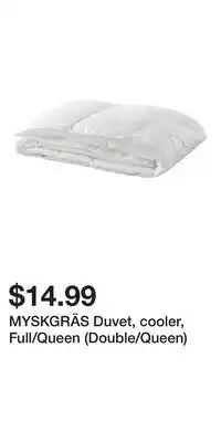 IKEA MYSKGRÄS Duvet, cooler, Full/Queen (Double/Queen) offer