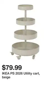 IKEA IKEA PS 2026 Utility cart, beige offer