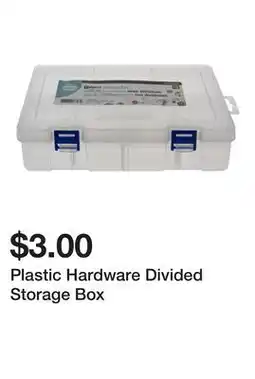 Dollarama Plastic Hardware Divided Storage Box offer