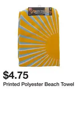 Dollarama Printed Polyester Beach Towel offer
