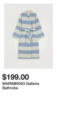 Holt Renfrew MARIMEKKO Galleria Bathrobe offer