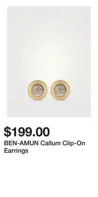 Holt Renfrew BEN-AMUN Callum Clip-On Earrings offer