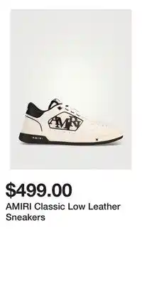 Holt Renfrew AMIRI Classic Low Leather Sneakers offer
