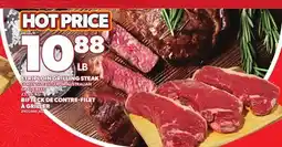 Independent Grocer STRIPLOIN GRILLING STEAK offer