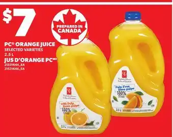 Independent Grocer PC ORANGE JUICE offer