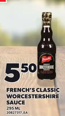 Independent Grocer FRENCH'S CLASSIC WORCESTERSHIRE SAUCE offer