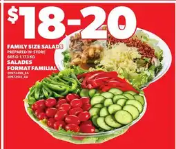Independent Grocer FAMILY SIZE SALADS, 665 G-1.173 KG offer