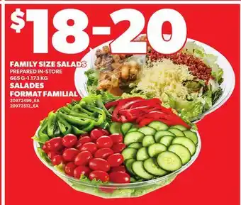 Independent Grocer FAMILY SIZE SALADS, 665 G-1.173 KG offer