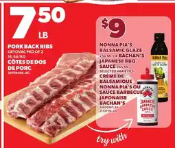 Independent Grocer PORK BACK RIBS offer