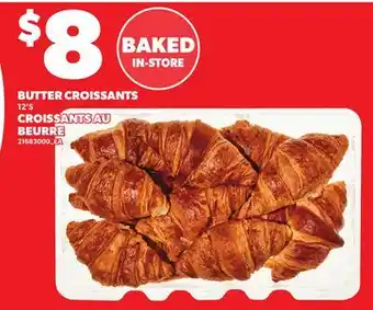 Independent Grocer BUTTER CROISSANTS, 12'S offer