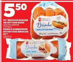 Independent Grocer PC BRIOCHE BURGER OR HOT DOG BUNS, 270/300 G offer