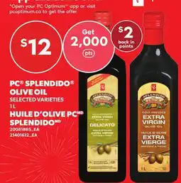 Independent Grocer PC SPLENDIDO OLIVE OIL offer