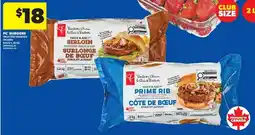 Real Canadian Superstore PC' burgers offer