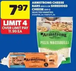 Real Canadian Superstore Armstrong cheese bars offer