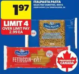 Real Canadian Superstore Italpasta pasta offer