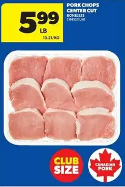 Real Canadian Superstore Pork chops center cut offer