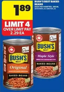 Real Canadian Superstore Bush's best baked beans offer