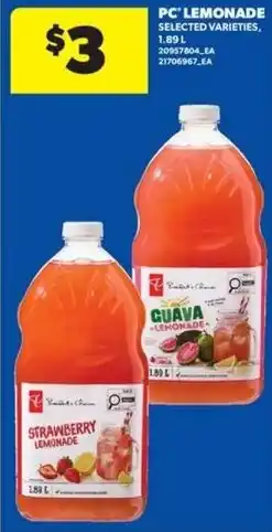 Real Canadian Superstore PC lemonade offer