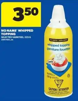 Real Canadian Superstore No name whipped topping offer