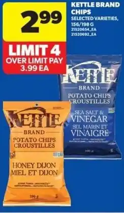 Real Canadian Superstore Kettle brand chips offer