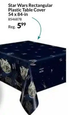 Party City Star Wars Rectangular Plastic Table Cover offer