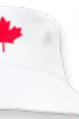 Party City Canada Day Maple leaf White Bucket Hat offer