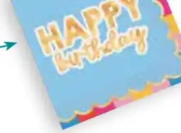 Party City Birthday Vibes Blue 'Happy Birthday' Lunch Napkins offer