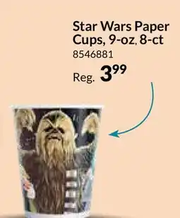 Party City Star Wars Paper Cups, 9-oz, 8-ct offer