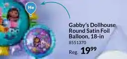 Party City Gabby's Dollhouse Round Satin Foil Balloon, 18-in offer