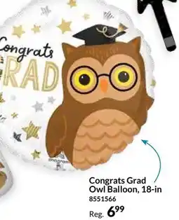 Party City Congrats Grad Owl Balloon, 18-in offer
