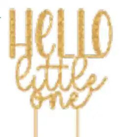 Party City Hello Little One Cake Copper, Gold offer