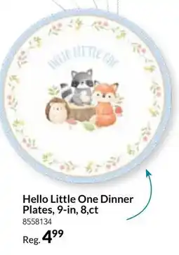Party City Hello Little One Dinner Plates, 9-in, 8, ct offer